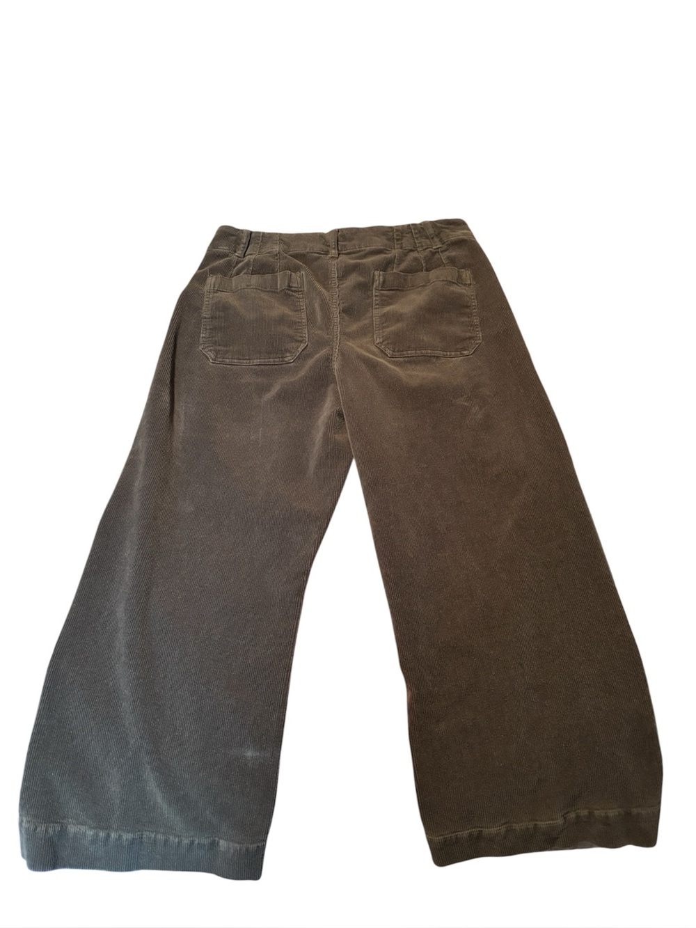 Quince Organic Stretch Corduroy Cropped Wide Leg
